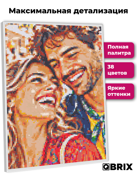Алмазная фото-мозаика ПОЛНОЦВЕТ А4 на подрамнике