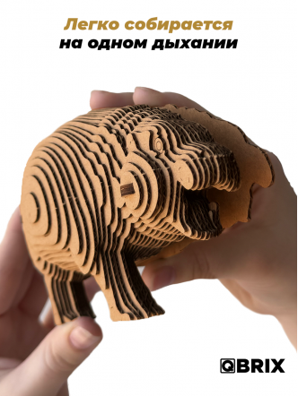 3D-конструктор Бегемотик Му Денг