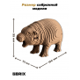 3D-конструктор Бегемотик Му Денг