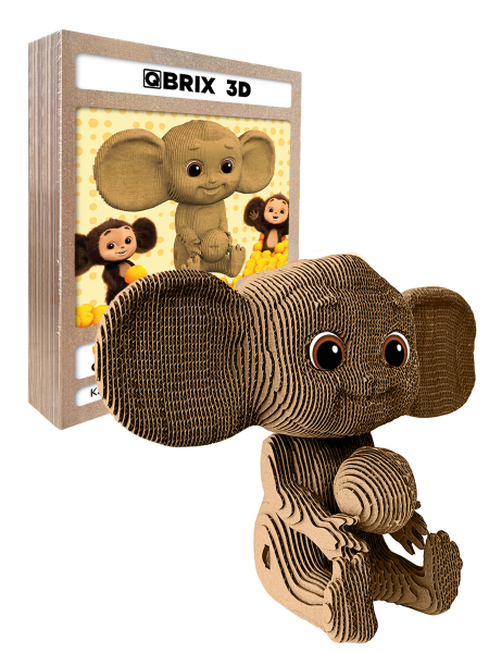 3D-конструктор Чебурашка с апельсинкой