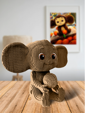 3D-конструктор Чебурашка с апельсинкой