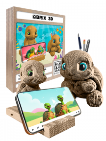 3D-конструктор Черепашки-подставка и органайзер