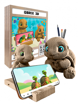 3D-конструктор Черепашки-подставка и органайзер