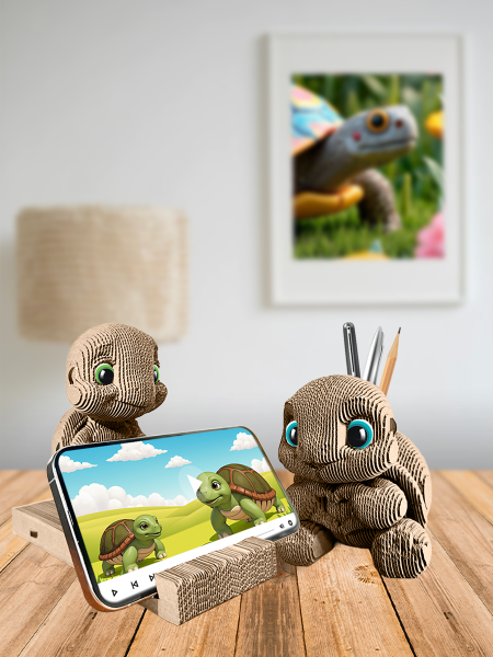 3D-конструктор Черепашки-подставка и органайзер