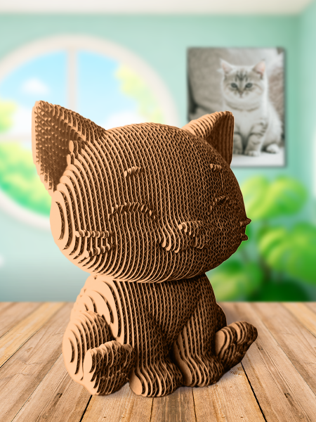 3D-конструктор Добрый котик