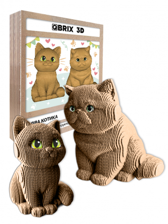 3D-конструктор Два котика