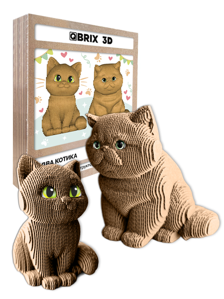 3D-конструктор Два котика