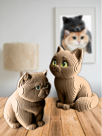 3D-конструктор Два котика