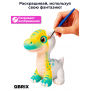 Гипсовая фигурка для раскрашивания Бронтозавр и Трицератопс