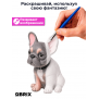Гипсовая фигурка для раскрашивания Бульдог