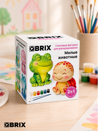 Гипсовая фигурка для раскрашивания Милые животные