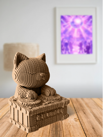 3D-конструктор Кот-диджей