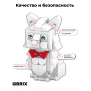Конструктор KIDS серия "Котики" Белый котик