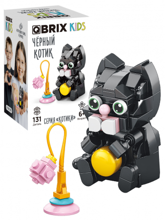 Конструктор KIDS серия "Котики" Чёрный котик