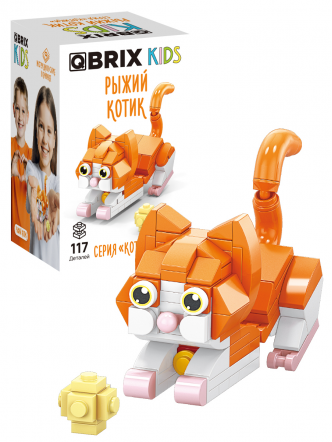 Конструктор KIDS серия "Котики" Рыжий котик