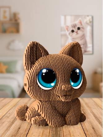 3D-конструктор Котик с глазками