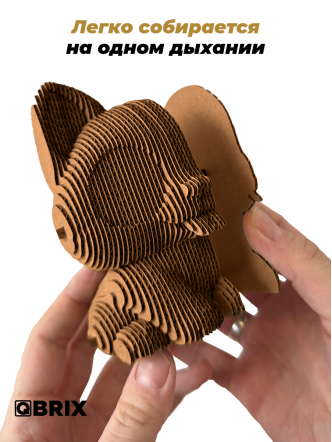 3D-конструктор Котик с глазками