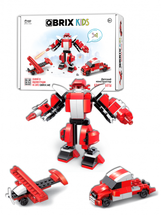 Конструктор KIDS Красно-боты