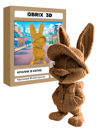 3D-конструктор Кролик в кепке 