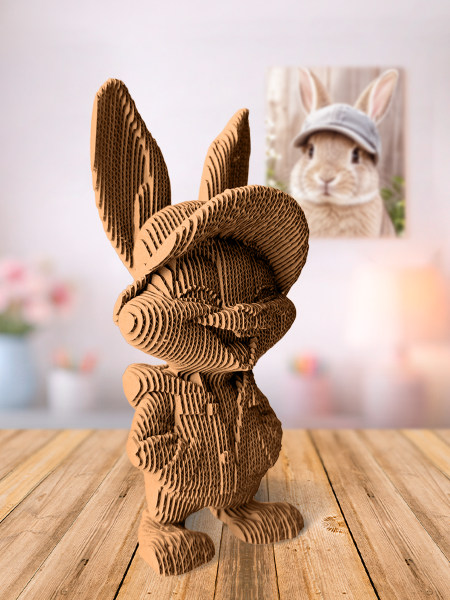 3D-конструктор Кролик в кепке 