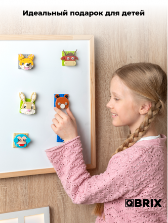 Конструктор KIDS Магнитики: Зверьки