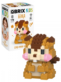 Конструктор KIDS серия "Мини-блоки" Белка
