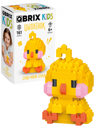 Конструктор KIDS серия "Мини-блоки" Цыплёнок