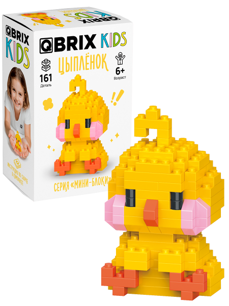 Конструктор KIDS серия "Мини-блоки" Цыплёнок