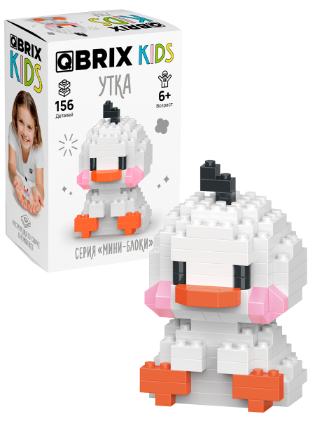 Конструктор KIDS серия "Мини-блоки" Утка