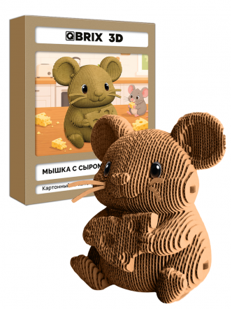 3D-конструктор Мышка с сыром