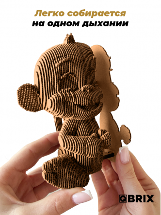 3D-конструктор Обезьяна с глазками