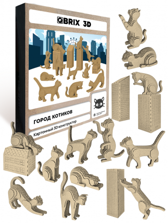 3D-конструктор Город котиков