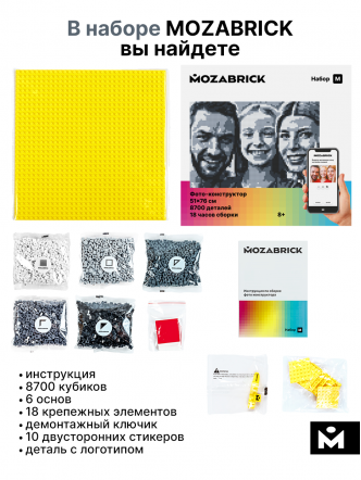 Фото-конструктор Mozabrick Набор M