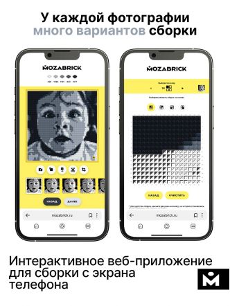 Фото-конструктор Mozabrick Набор S