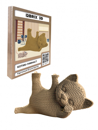 3D-конструктор Котик-гимнаст