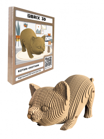 3D-конструктор Котик-охотник