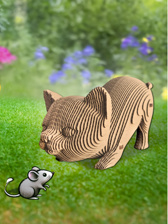 3D-конструктор Котик-охотник