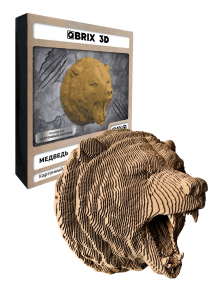 3D-конструктор Коллекция «Картонный охотник» Медведь
