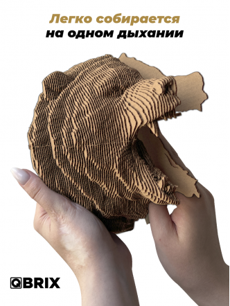 3D-конструктор Коллекция «Картонный охотник» Медведь