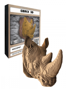 3D-конструктор Коллекция «Картонный охотник» Носорог
