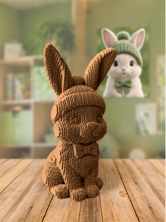 3D-конструктор Пушистый кролик