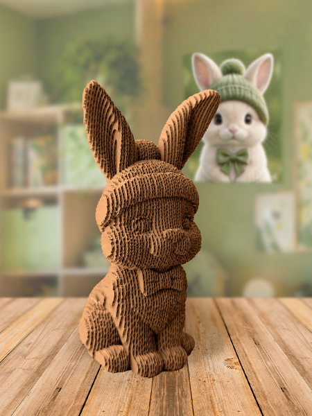 3D-конструктор Пушистый кролик