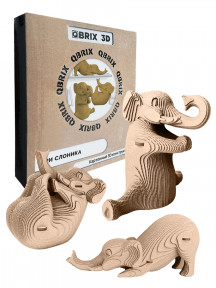 3D-конструктор Три слоника