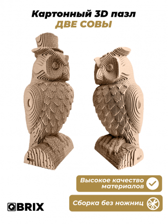 3D-конструктор Две совы