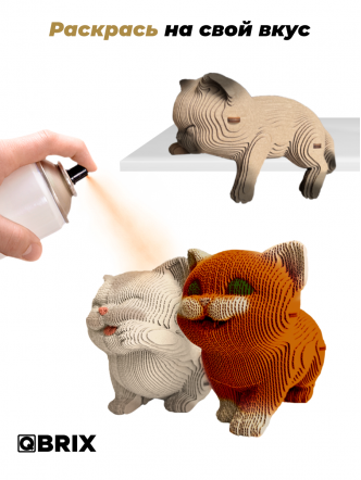 3D-конструктор Еще три котика