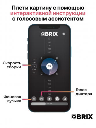 Картина нитями 2 основы