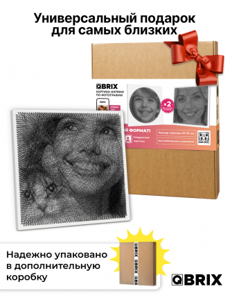 Картина нитями 2 основы