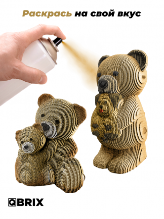 3D-конструктор Мишки и щенок