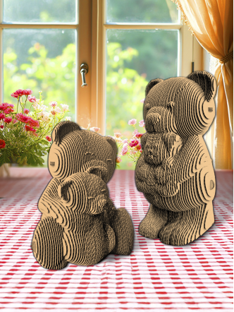 3D-конструктор Мишки и щенок
