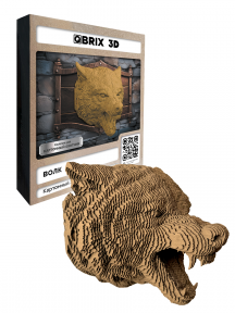 3D-конструктор Коллекция «Картонный охотник» Волк